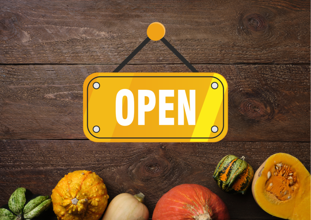 Thanksgiving hours-open