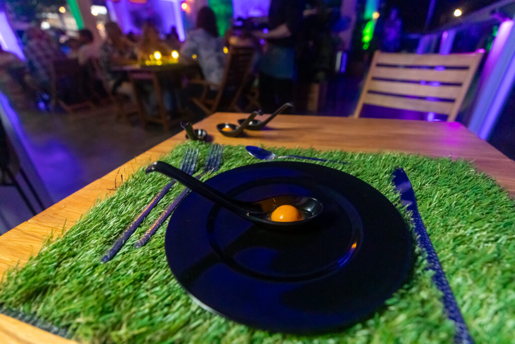 A course from the dinner at Alma