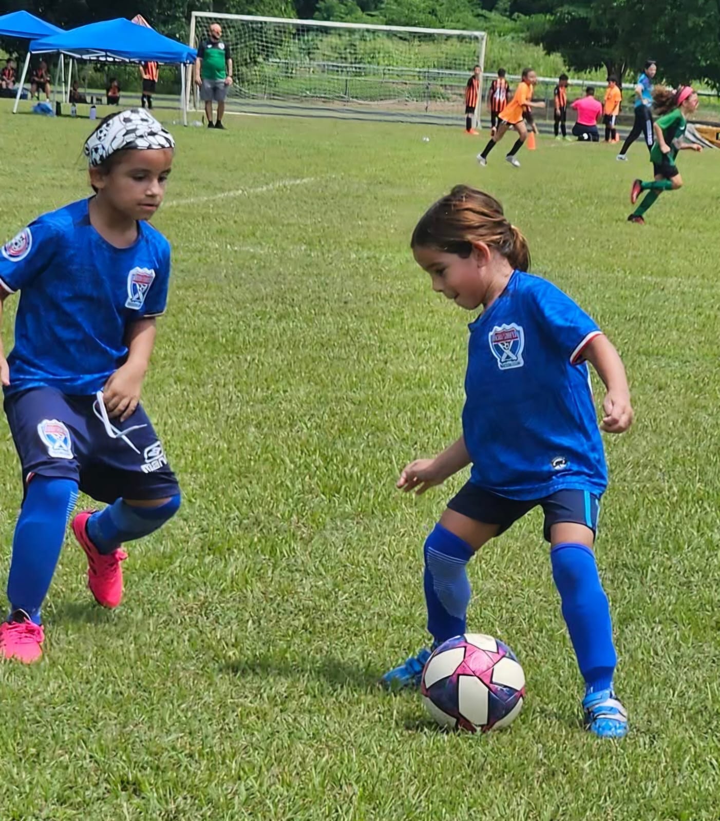 Playing Soccer