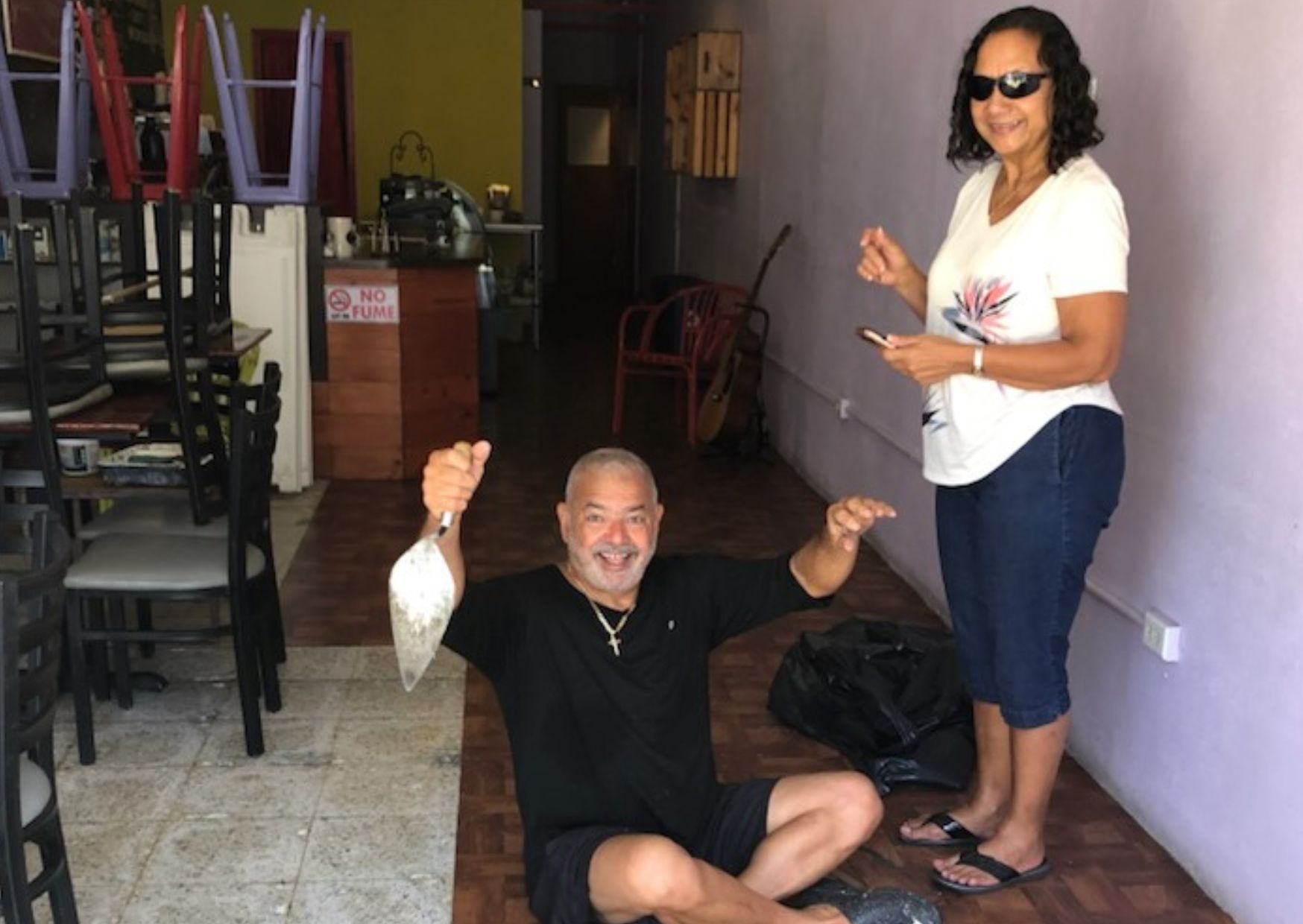 Getting ready to open