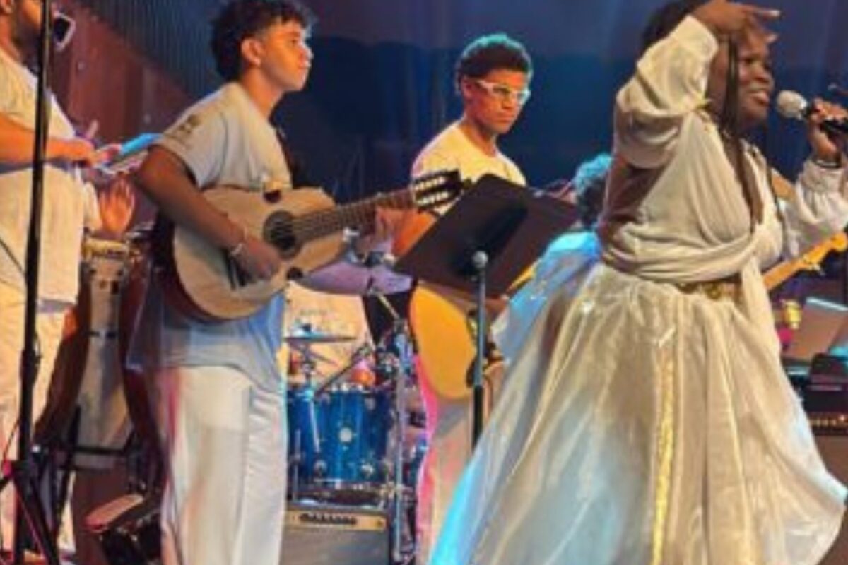 Diego Caban on stage