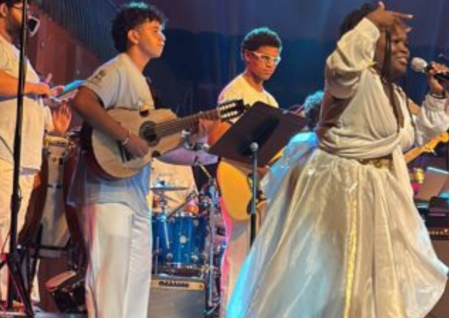 Diego Caban on stage